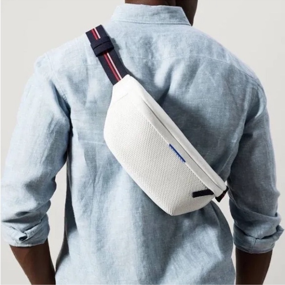 Rothy's limited edition 

Rothy's x Evian The Sling Bag